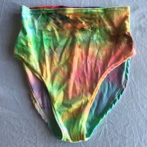 Rave Tie-dye Velvet High-waist Bottoms